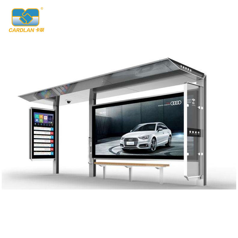 公交車(chē)站臺(tái)制作廠家_智慧候車(chē)亭